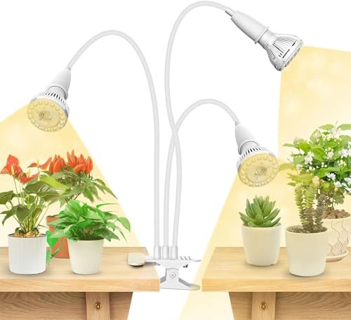SANSI 30W Full Spectrum Gooseneck Grow Light