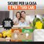 Super Ninja Kit Trappole Moscerini Frutta e Piante - 12 Pezzi: 10 Adesivi Gialli per Moscerini del Fungo e 2 Catturamosche della Frutta, Atossico e Sicuro per Casa, Bambini e Animali 8