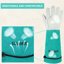 SLARMOR Heavy Duty Cowhide Leather Gardening Gloves - Thorn Proof Rose Pruning Gauntlets for Men and Women, Green, Medium 3