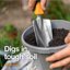 Fiskars Heavy Duty Gardening Hand Trowel - Cast Aluminum Rust Resistant Digging Tool with Ergonomic SoftGrip Handle 3
