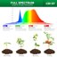SANSI 20W Full Spectrum LED Puck Grow Lights for Indoor Plants, 4-Head Plant Lamp with Auto On/Off Timer, Ceramic Heat Sink Technology 3