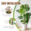 Mcbazel Tuteur en Mousse pour Monstera 150 cm - Treillis Flexible en Fibre de Coco avec Noyau en Aluminium et Accessoires 4