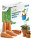 PlanKKers Terracotta Self Watering Spikes - Set of 6 Vacation Plant Watering Devices 1