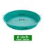 Bleuhome 6 Pack 6 Inch Plant Saucer Drainage Trays - Heavy Duty Plastic Flower Pot Water Trays for Indoor and Outdoor Use 2