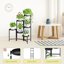 iDavosic.ly Multi-Tier Corner Plant Stand, Metal Indoor Outdoor Flower Display Shelf, Folding Tall Wrought Iron Orchid Rack for Patio Balcony Garden and Living Room 5