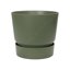 Elho Greenville Round 55 Vaso con serbatoio idrico integrato per Interno/esterno, Plastica Riciclata 100% - Verde/Leaf Green 9
