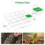 Bonviee 12 Pack Seed Starter Trays with Drainage Holes, Reusable Clear Plastic Seedling Propagation Trays for Root Monitoring 3