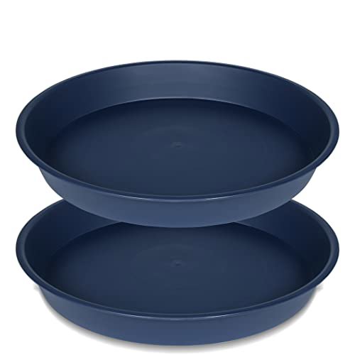 Bleuhome 8" Plant Saucer 2-Pack Blue