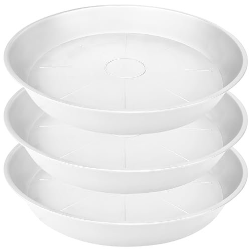 Bleuhome 26" Plant Saucer 3-Pack White