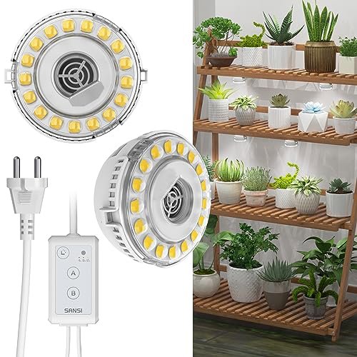 SANSI Lampada LED Piante 10W Doppia Testa