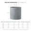 FaithLand Fiberstone Planter Cylinder Plant Pot with Drainage Hole & Plug, Authentic Concrete Look, Gray 8" 3
