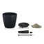 Lechuza Classico Color 28 Slate Matte Self-Watering Round Planter 11" 3