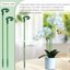 SupKing Invisible Plant Support Sticks - 16Pcs Fiberglass Orchid Stakes with Clips for Small Plants, Flowers and Seedlings (Green) 5