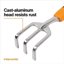 Fiskars Ergo Hand Cultivator - Heavy Duty Cast Aluminum Garden Tool for Digging, Aerating and Weeding 4