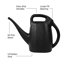Chapin 48000 0.5 Gallon Watering Can - Recycled Black Poly for Indoor and Outdoor Plants 3