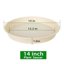 Bleuhome 14 Inch Plant Saucers 2 Pack - Heavy Duty Plastic Round Drip Trays and Bird Bath Bowls 2