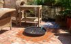 Bleuhome 4 Pack 21 Inch Plant Saucers - Heavy Duty Deep Plastic Round Drip Trays for Indoor and Outdoor Pots, Bird Bath Bowls and Drainage 2